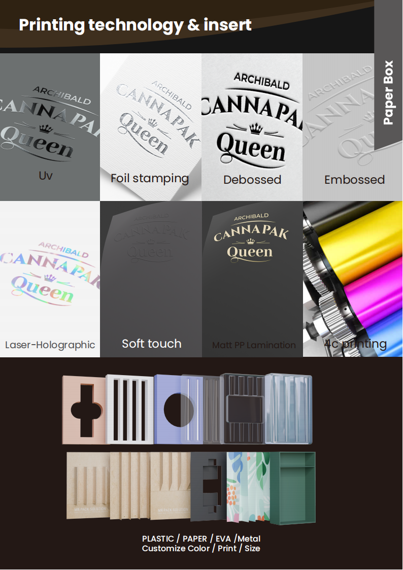 Custom cannabis packaging design